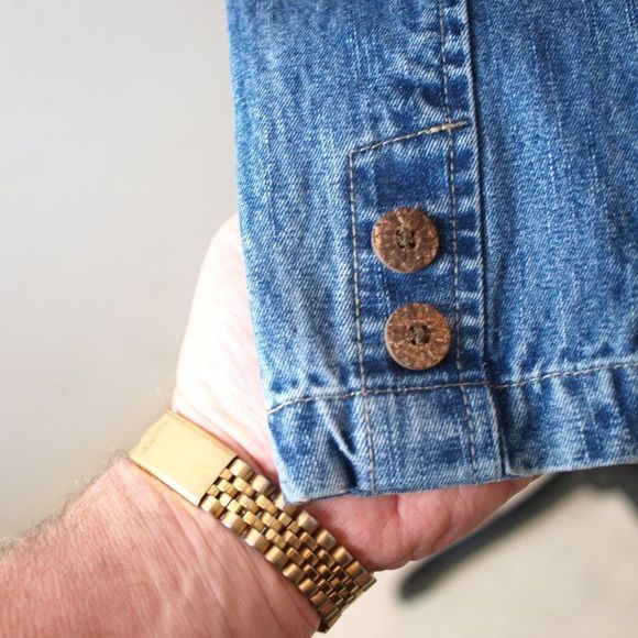 Caribbean Joe‎ Denim Jacket Blue Size Small - Picture 7 of 12
